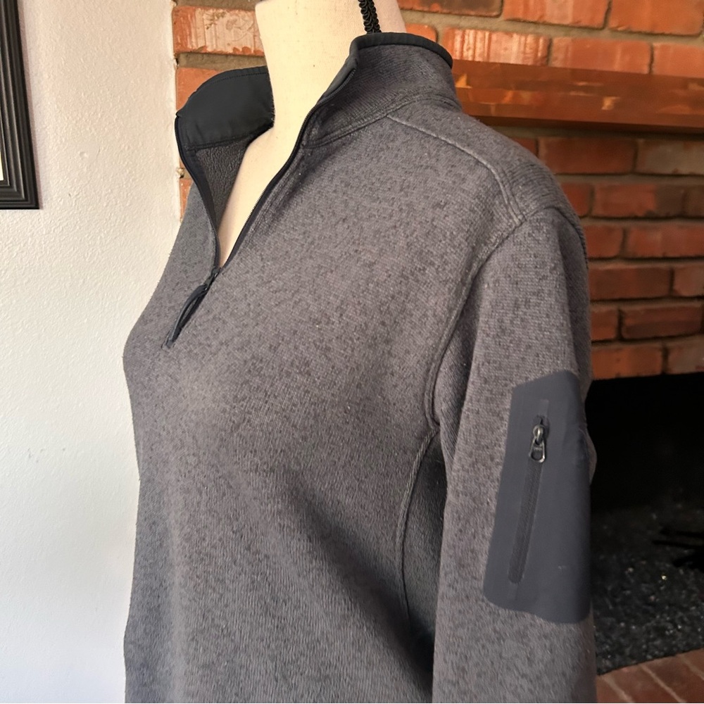 Arc’teryx Men’s Covert 1/2 Zip Fleece Cosmic Heather Navy Blue Sz M - Picture 4 of 8